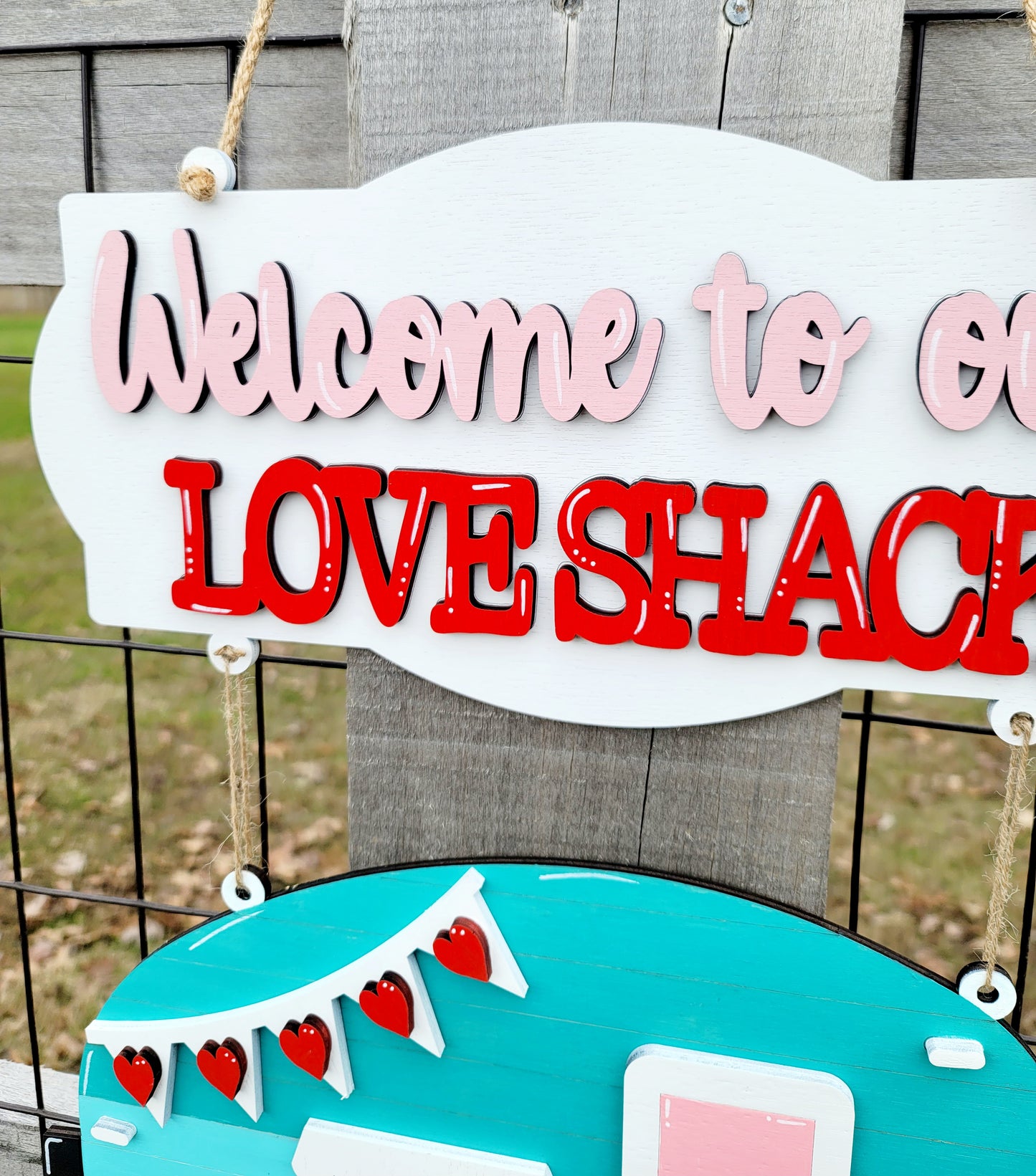 Love Shack Door Hanger