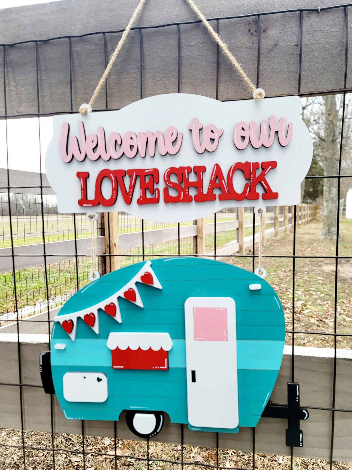 Love Shack Door Hanger
