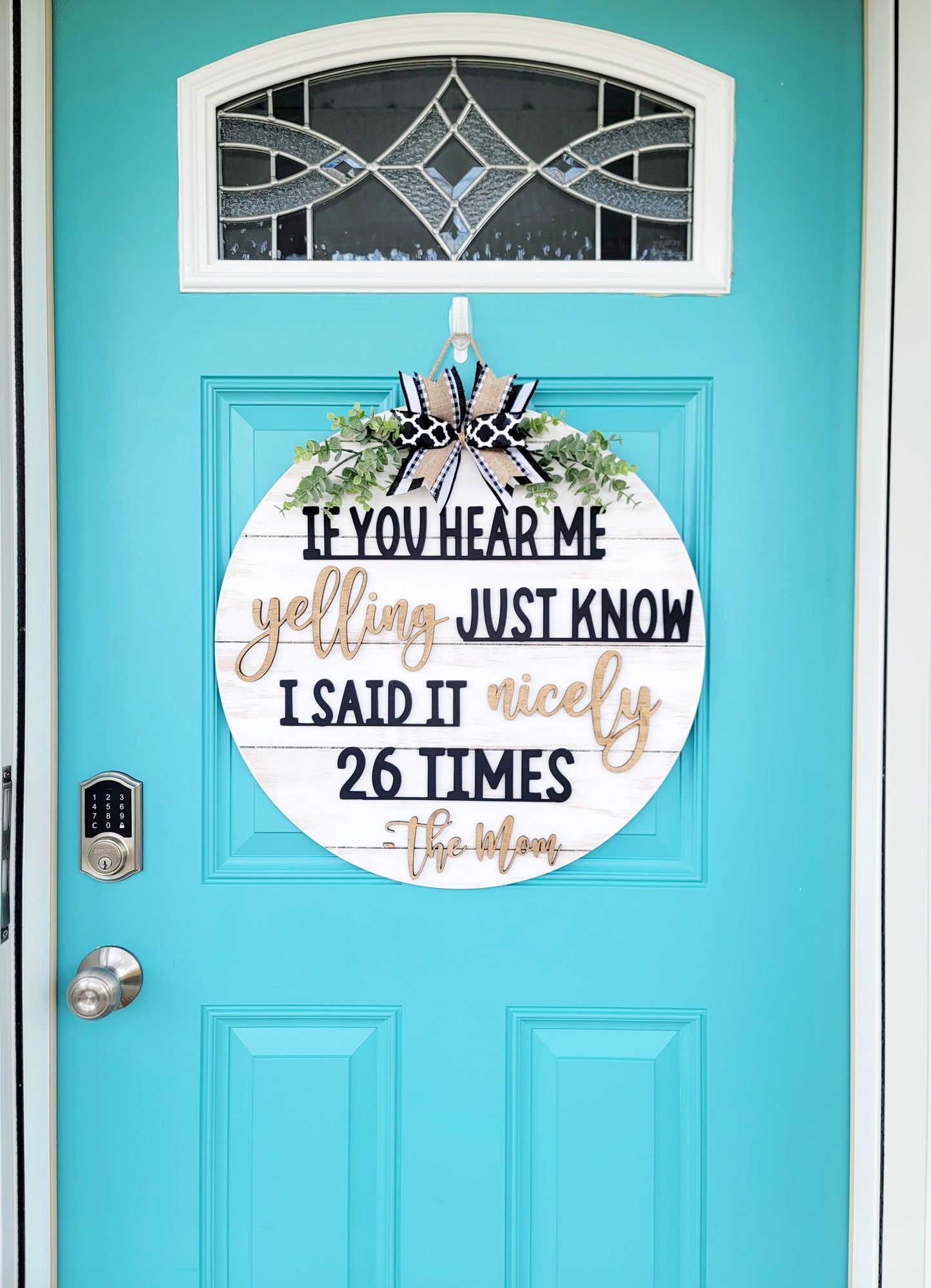 The Mom Door Hanger