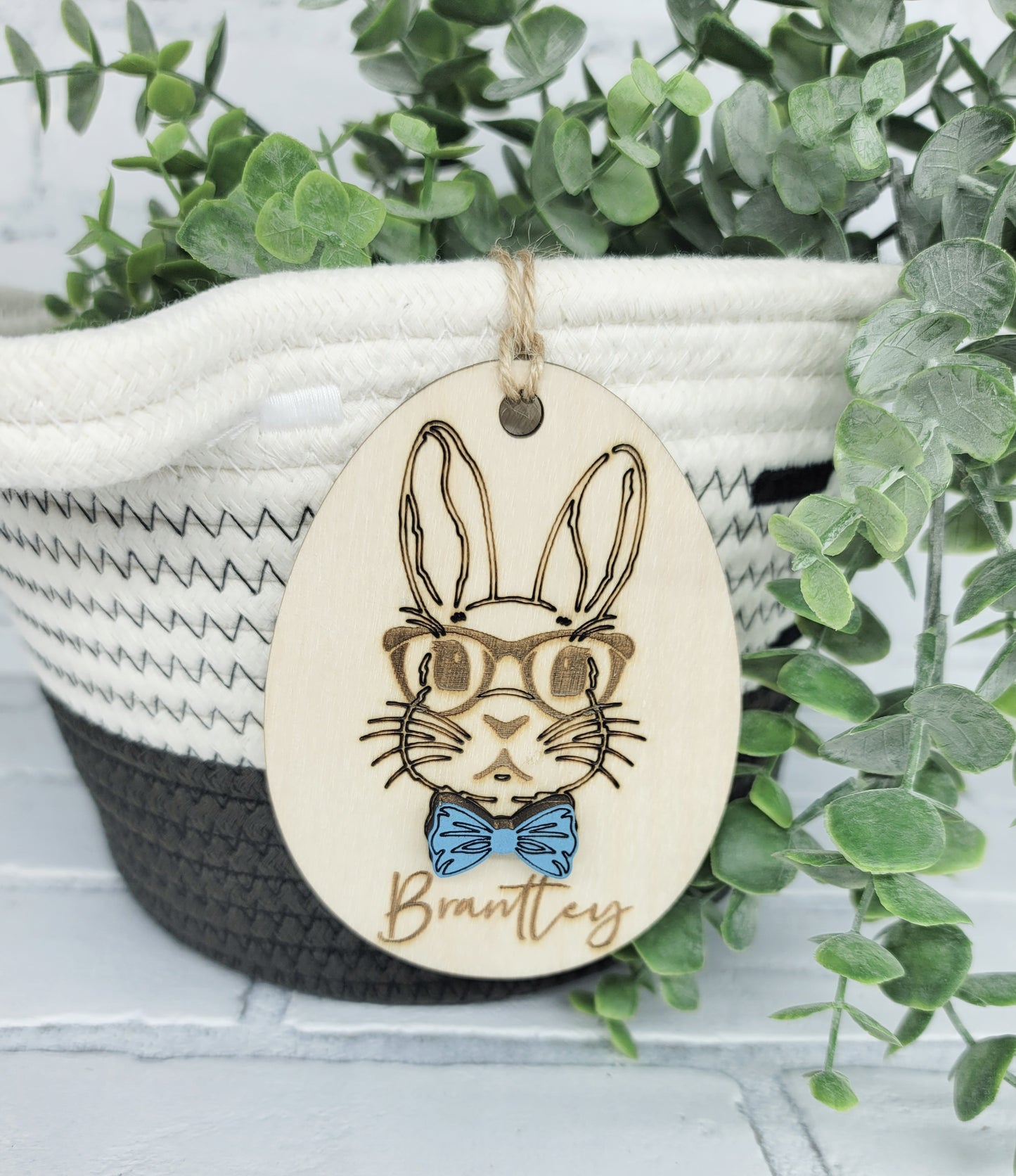 Personalized Bunny Basket Tags