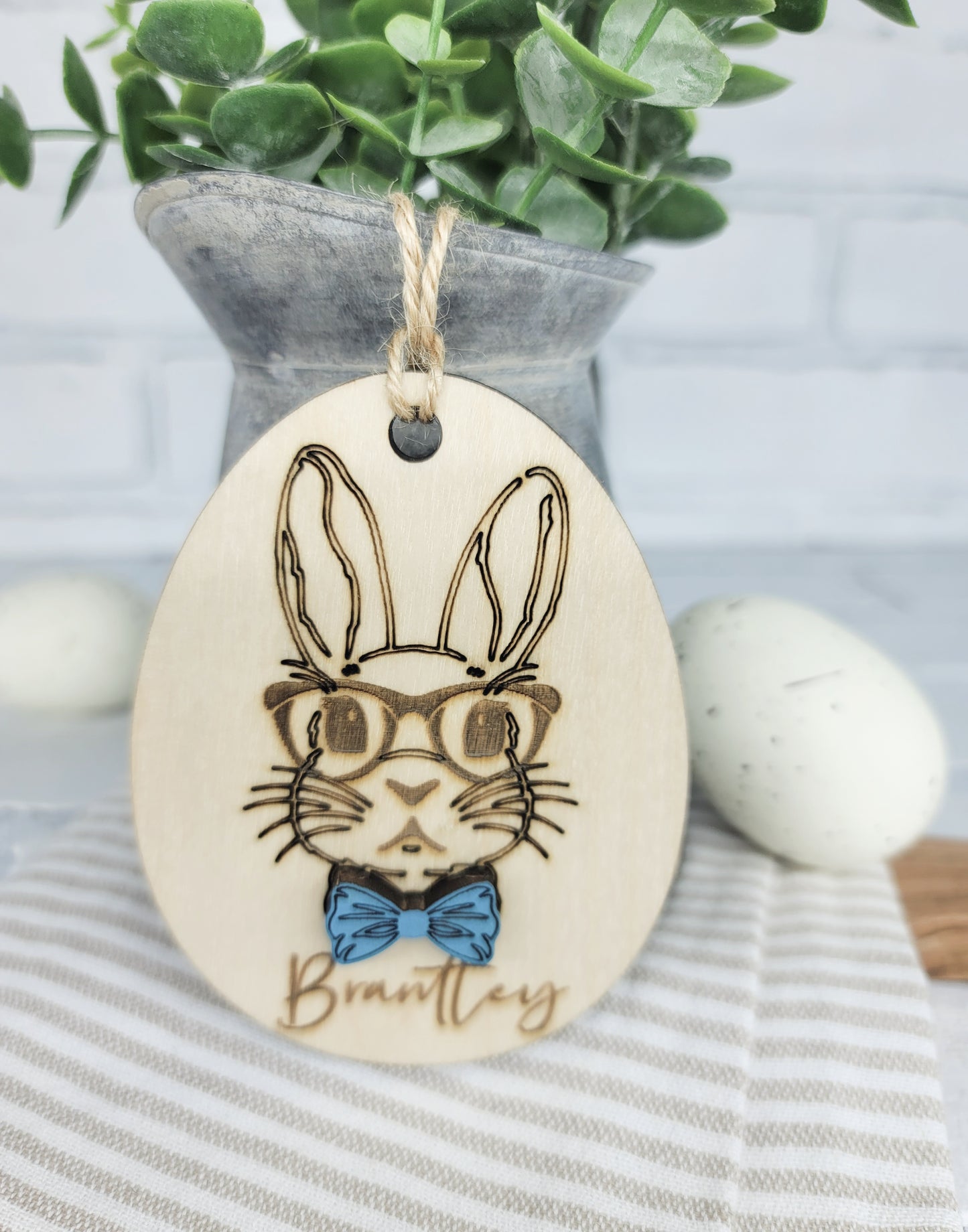Personalized Bunny Basket Tags