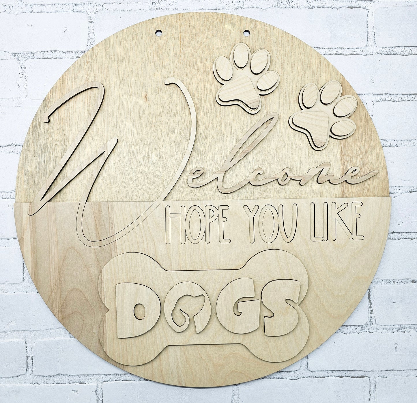 Hope you like Dogs-updated Door Hanger