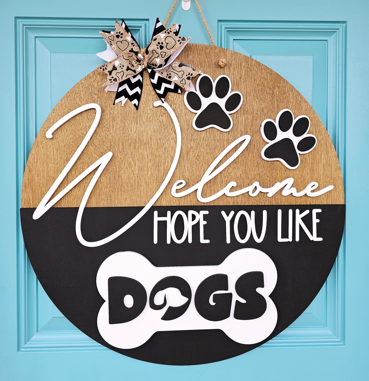 Hope you like Dogs-updated Door Hanger