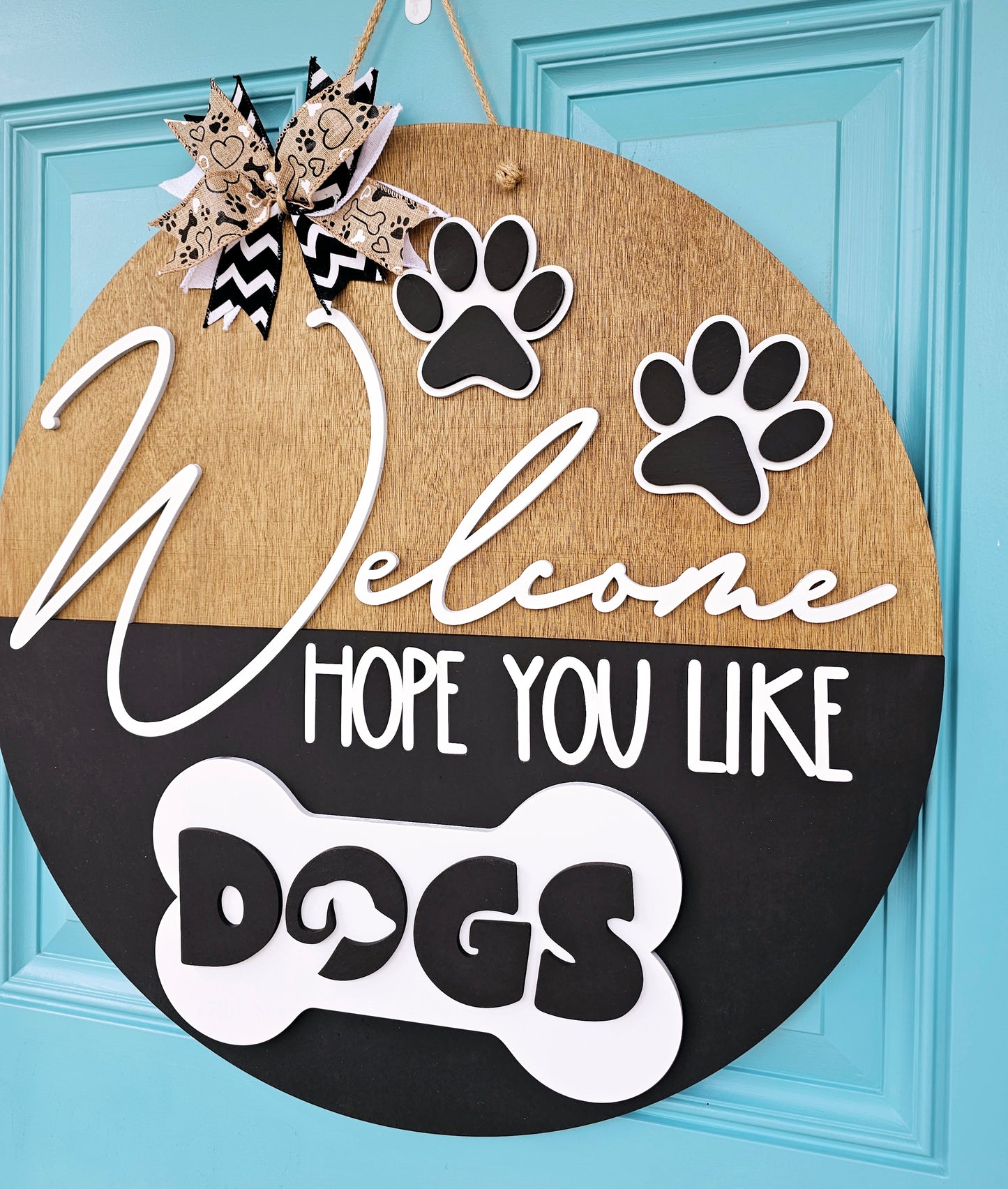 Hope you like Dogs-updated Door Hanger