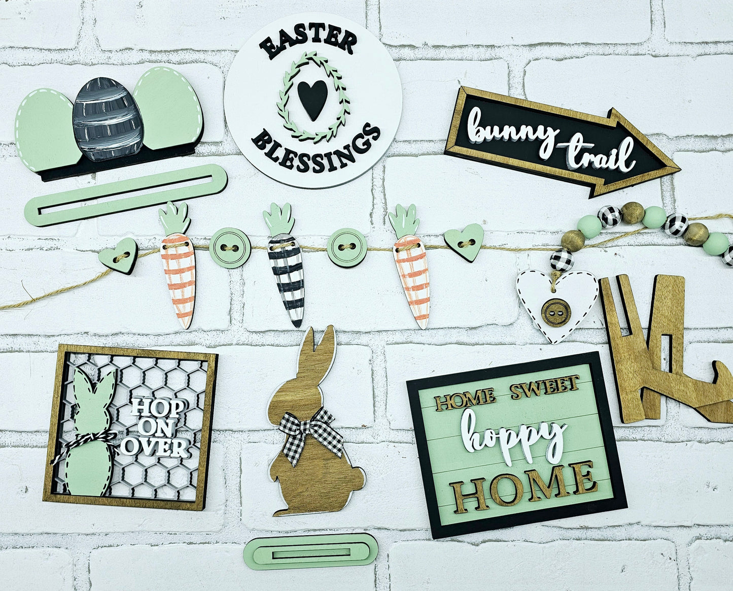 Farmhouse Easter Tiered Tray Set