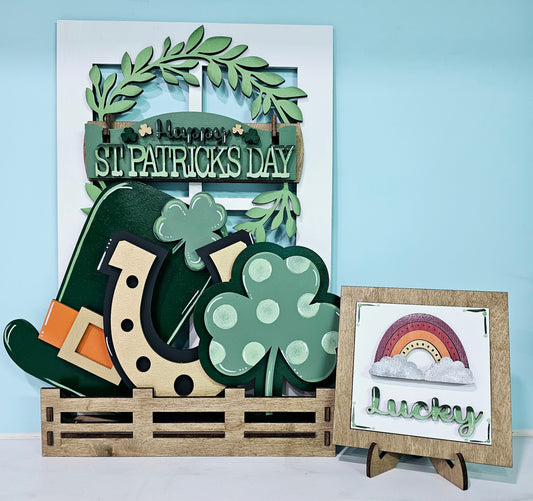 St. Patrick's Day- Interchangeable Window Inserts