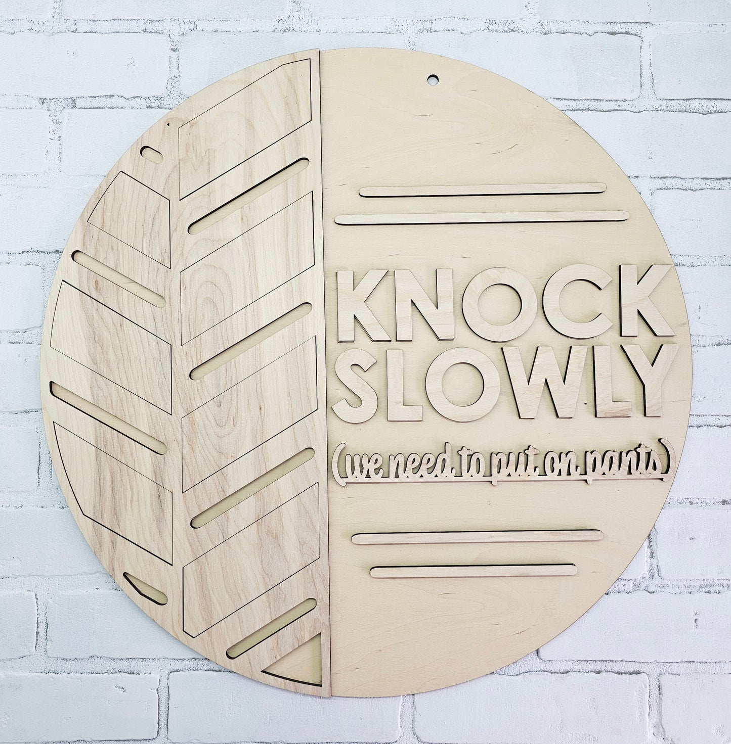 Knock Slowly Door Hanger