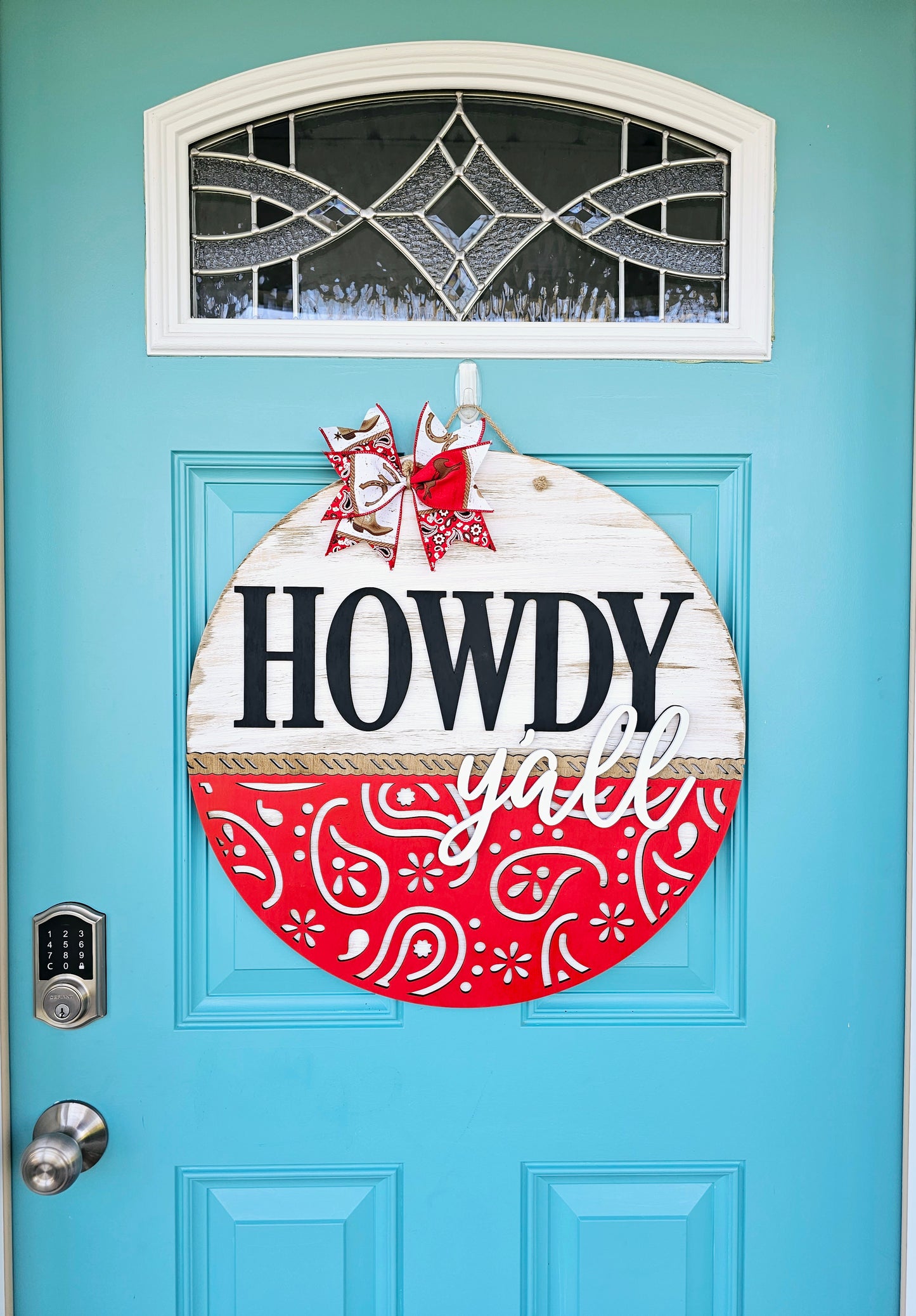 Howdy Bandana Door Hanger