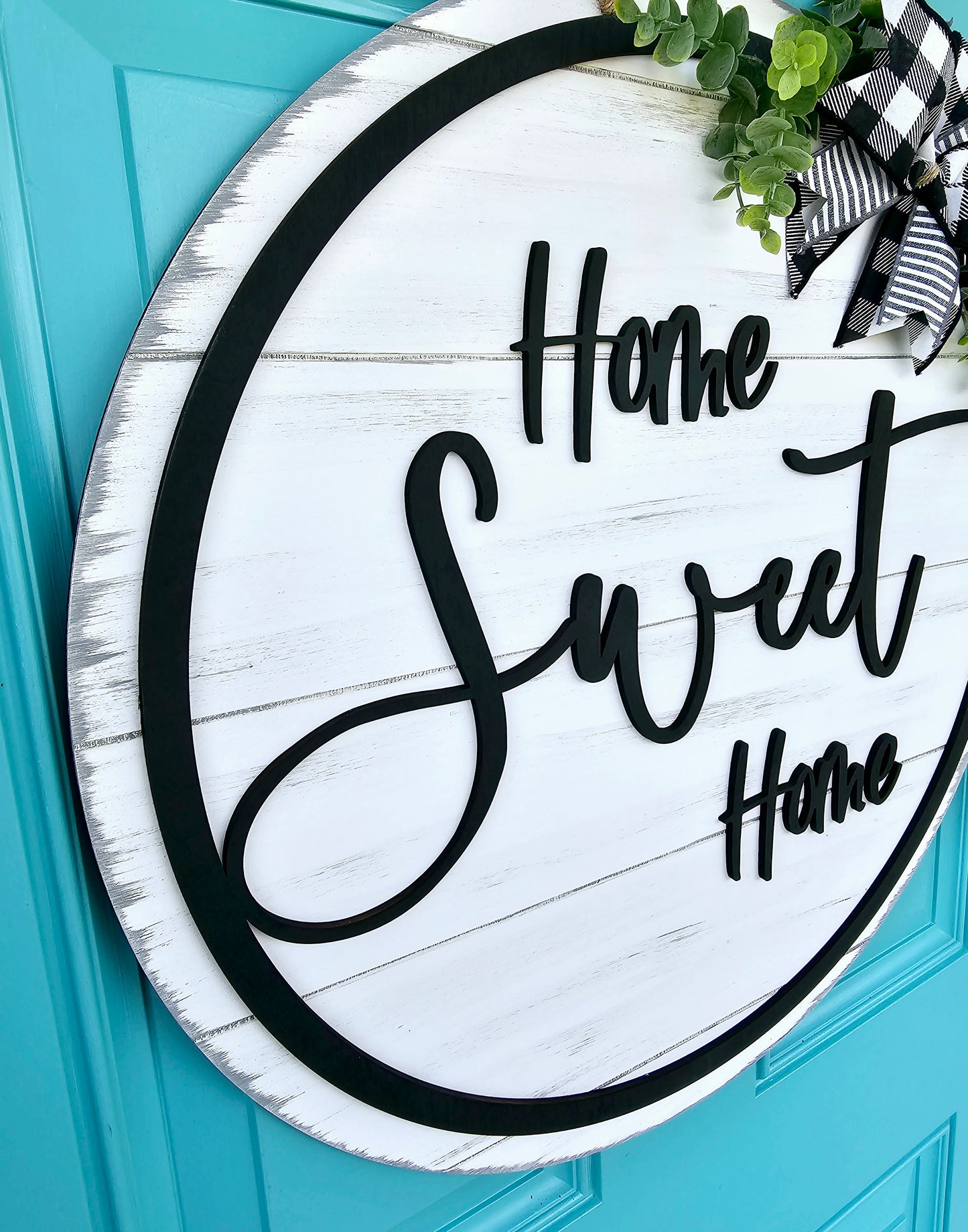 Home Sweet Home Ring Door Hanger