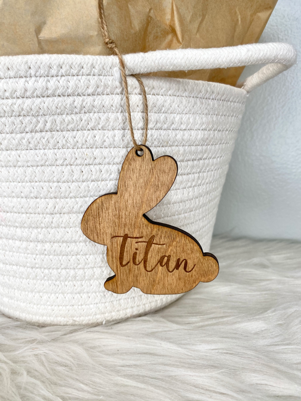 Personalized Bunny Tags