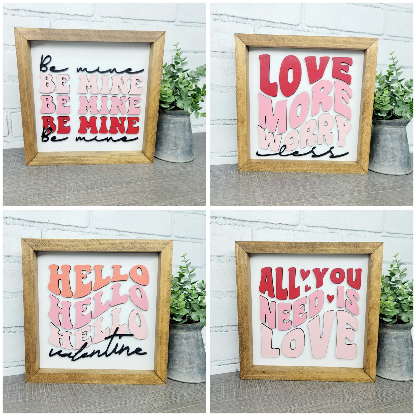 Valentine Framed Signs