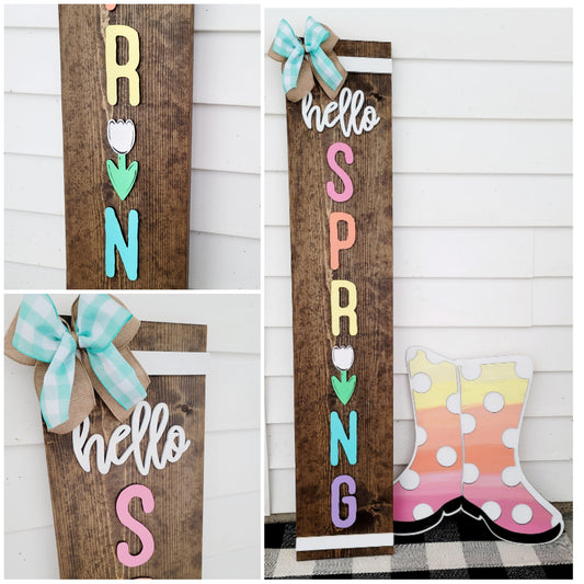 Spring Porch Leaner/Rain Boots