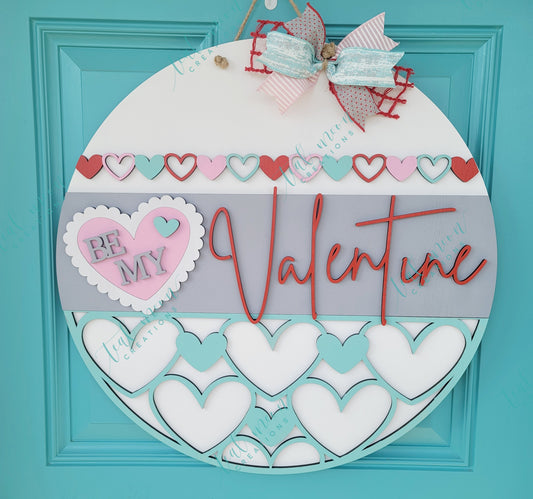 Be My Valentine Door Hanger