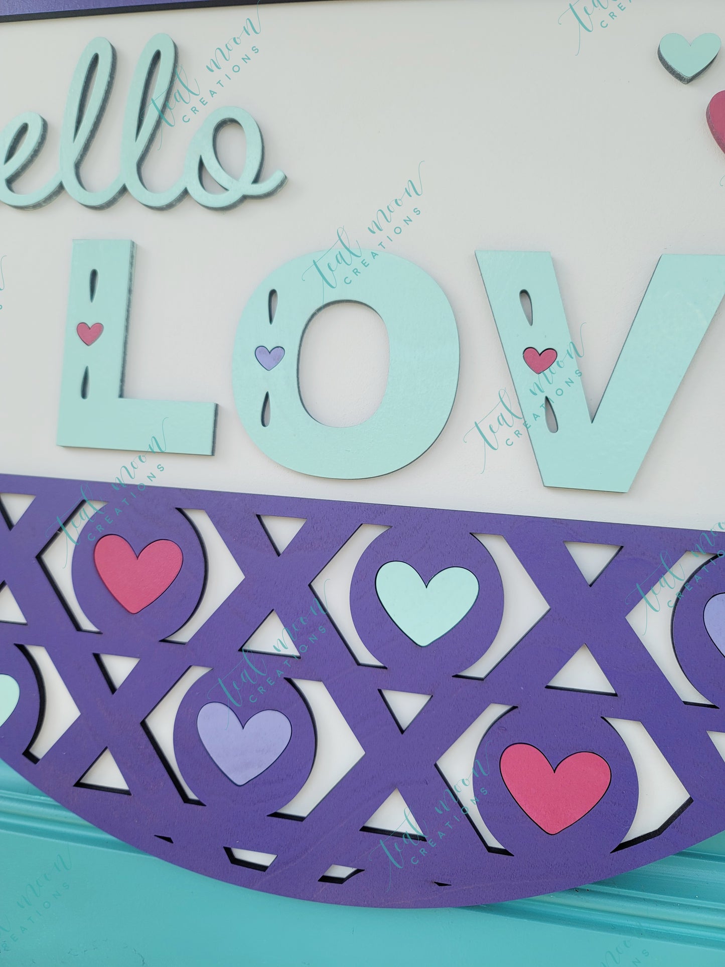 Hello Love Door Hanger