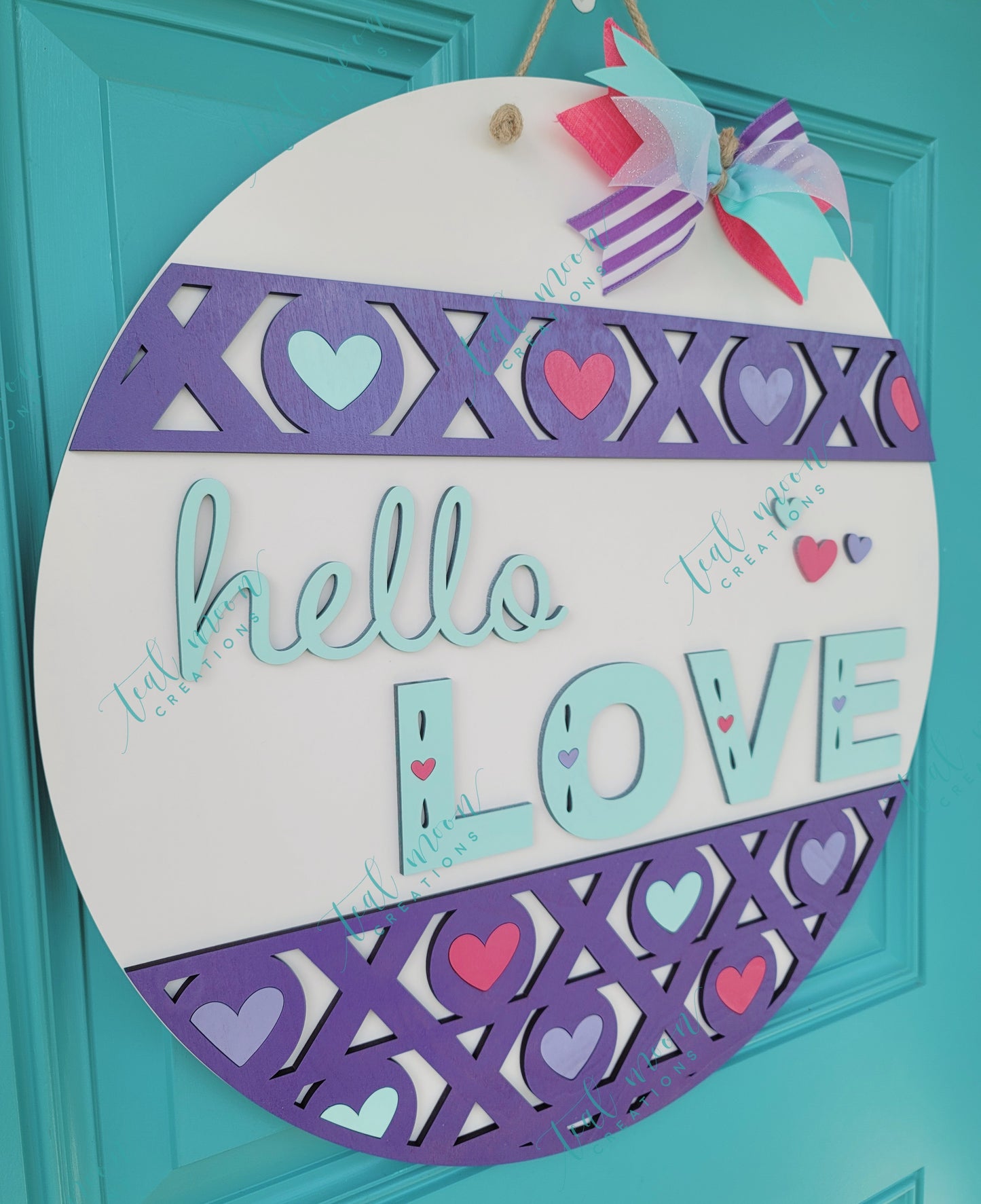 Hello Love Door Hanger