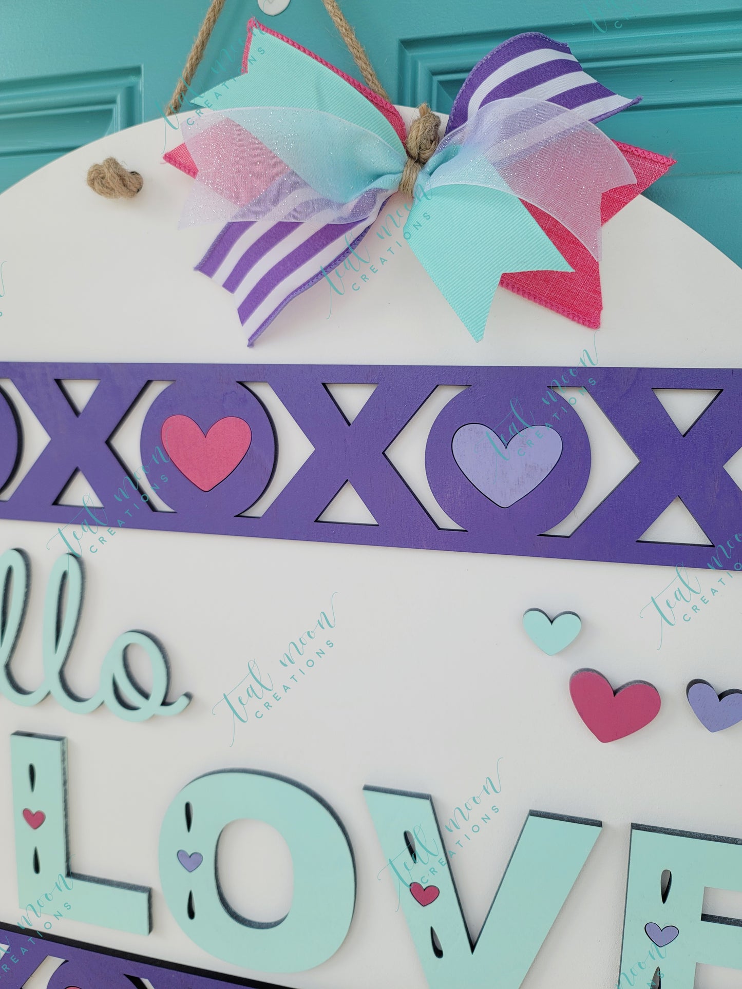 Hello Love Door Hanger