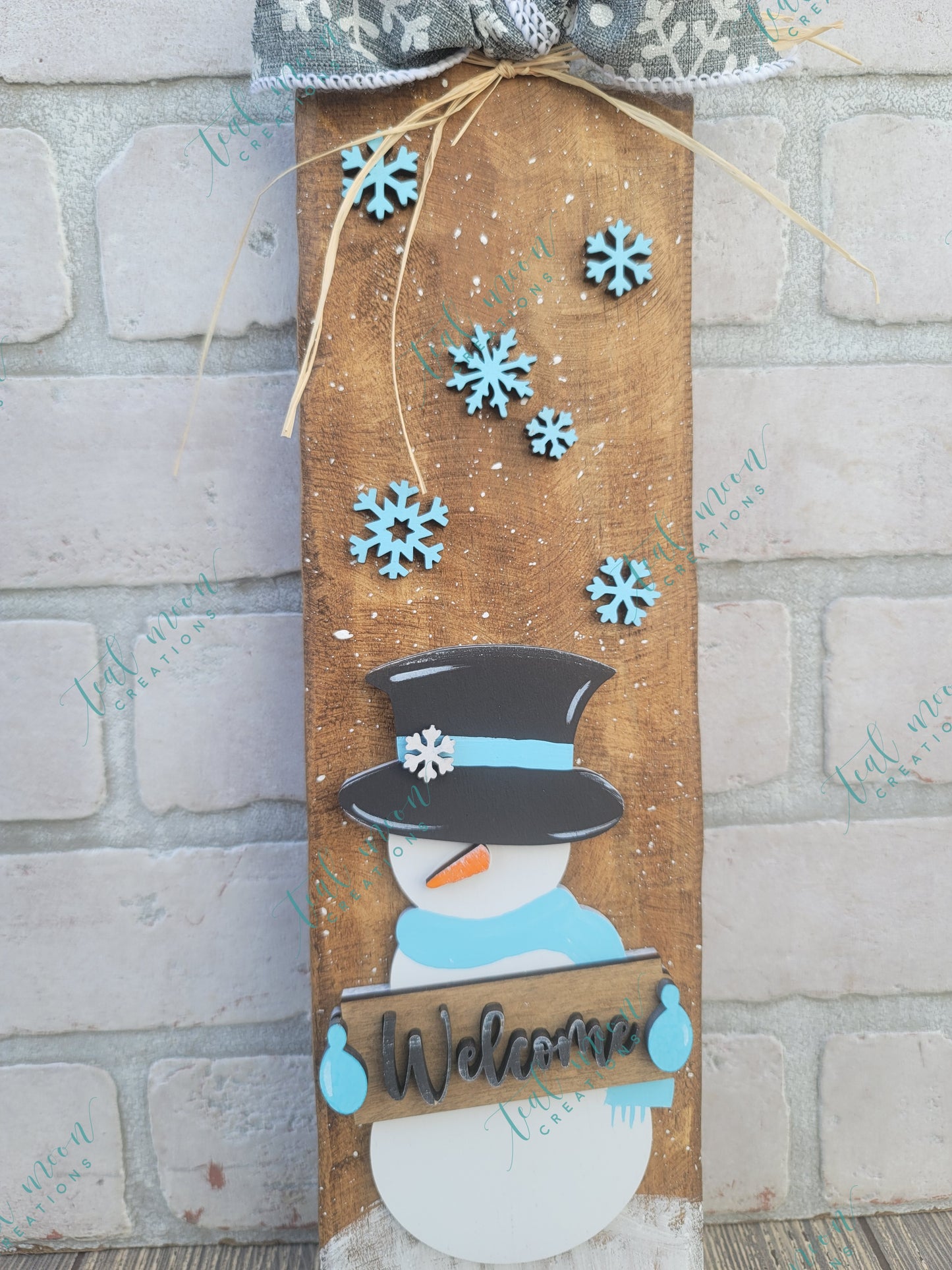 Snowman Cutting Board