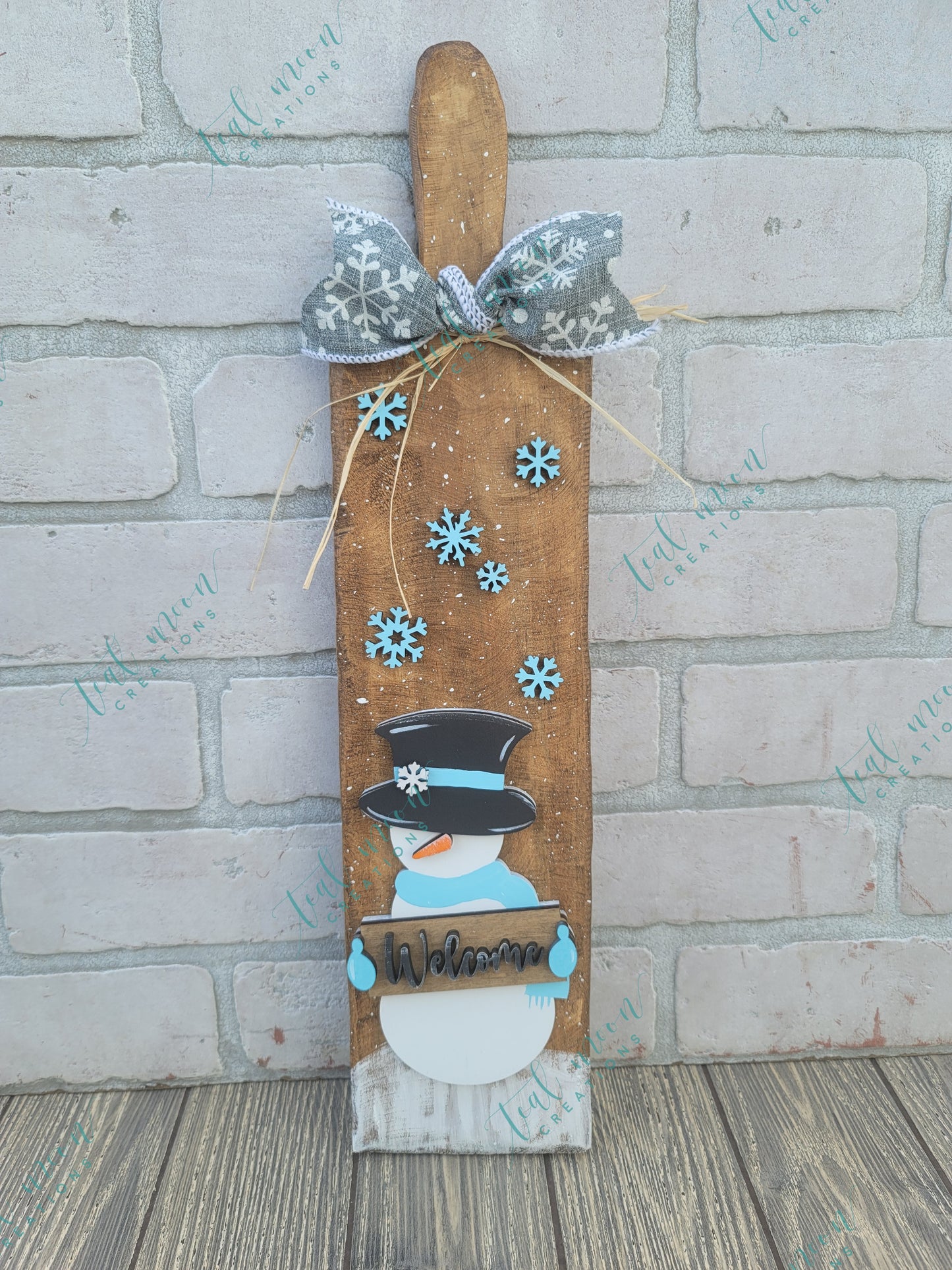 Snowman Cutting Board