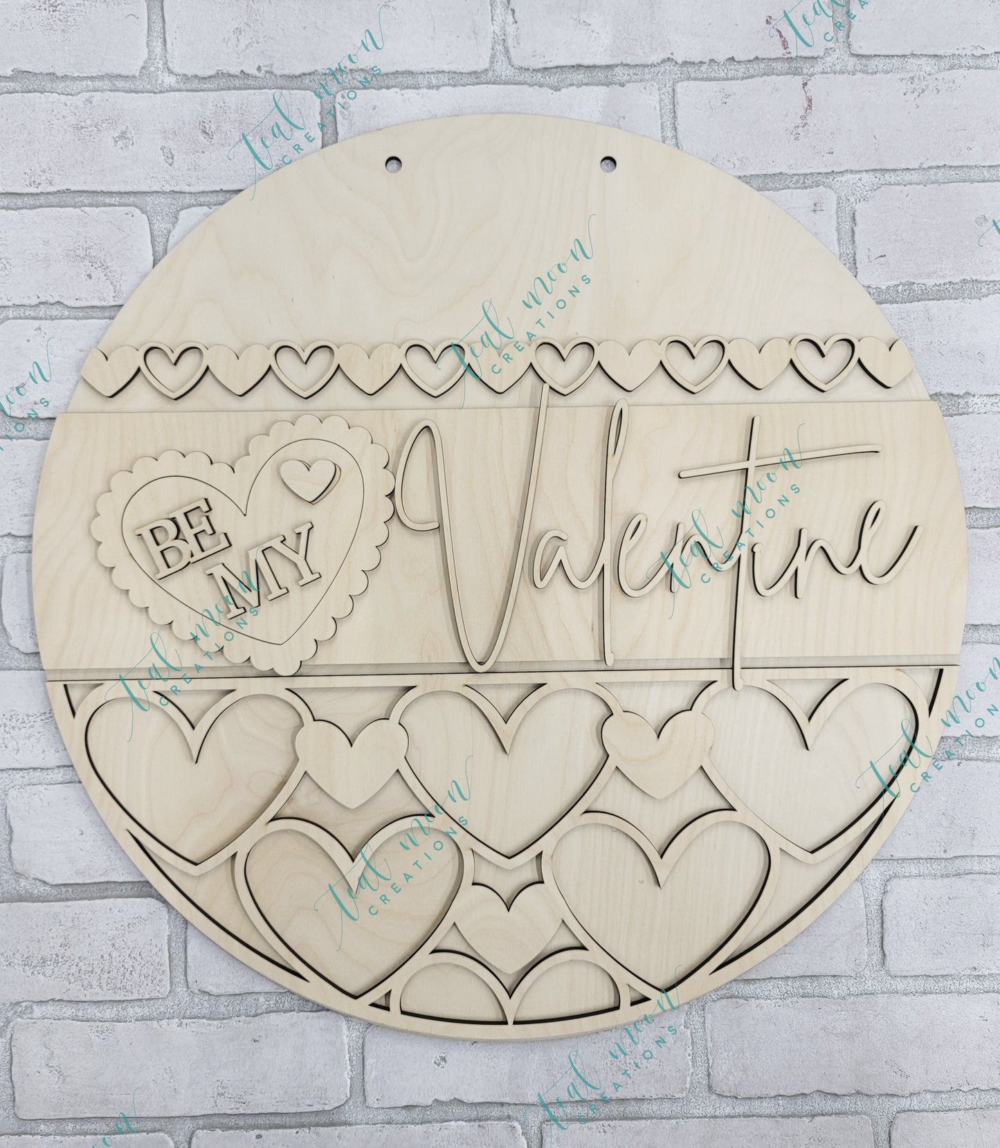 Be My Valentine Door Hanger
