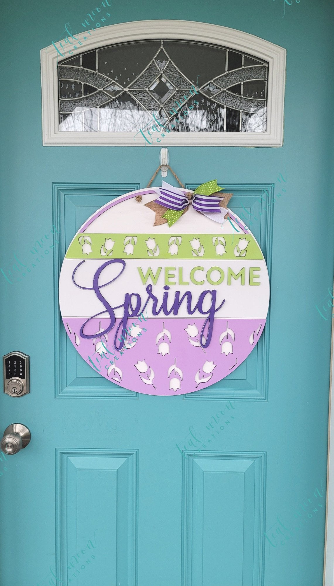 Welcome Spring Door Hanger
