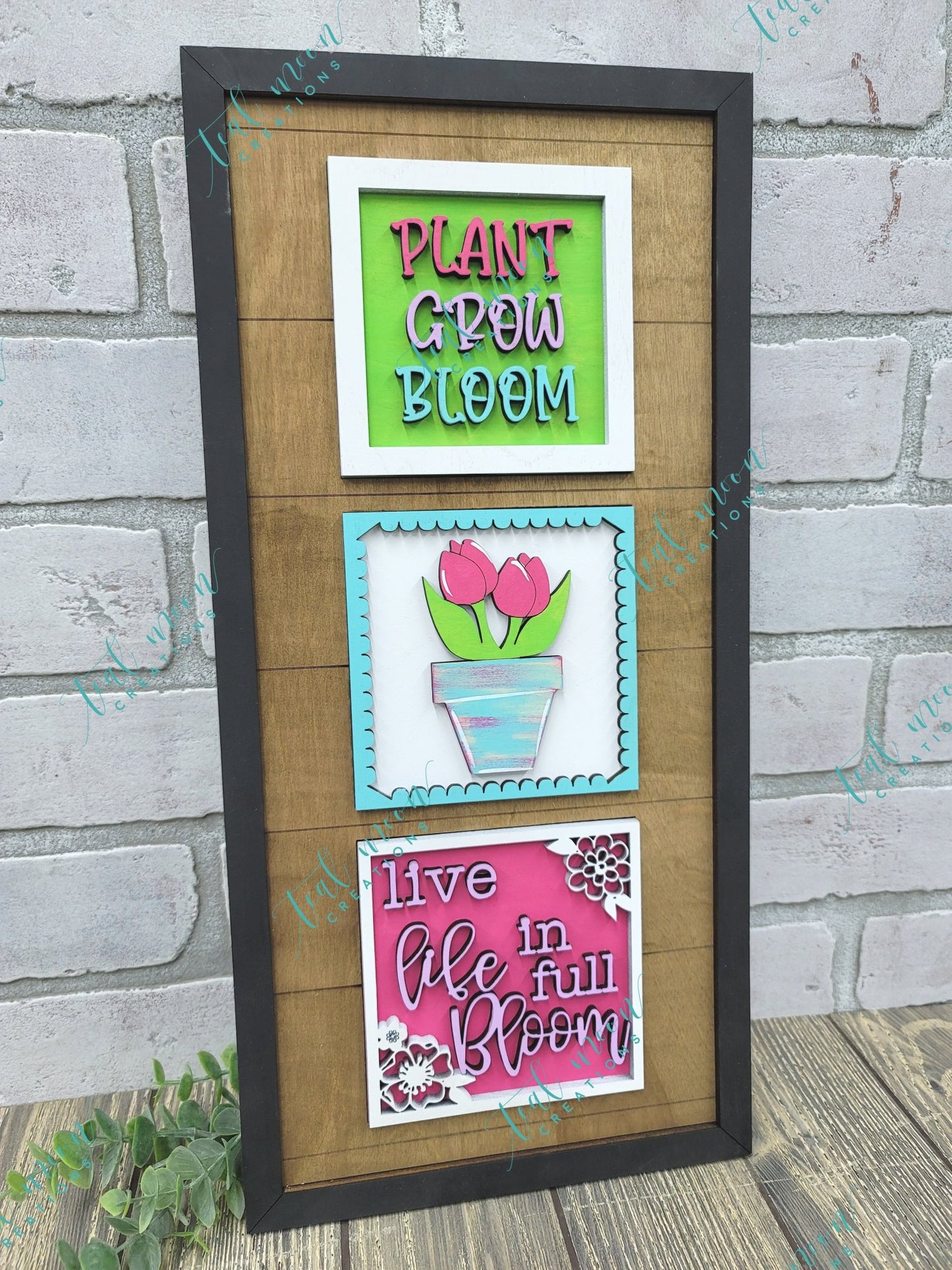 Plant Grow Bloom- Set of 3