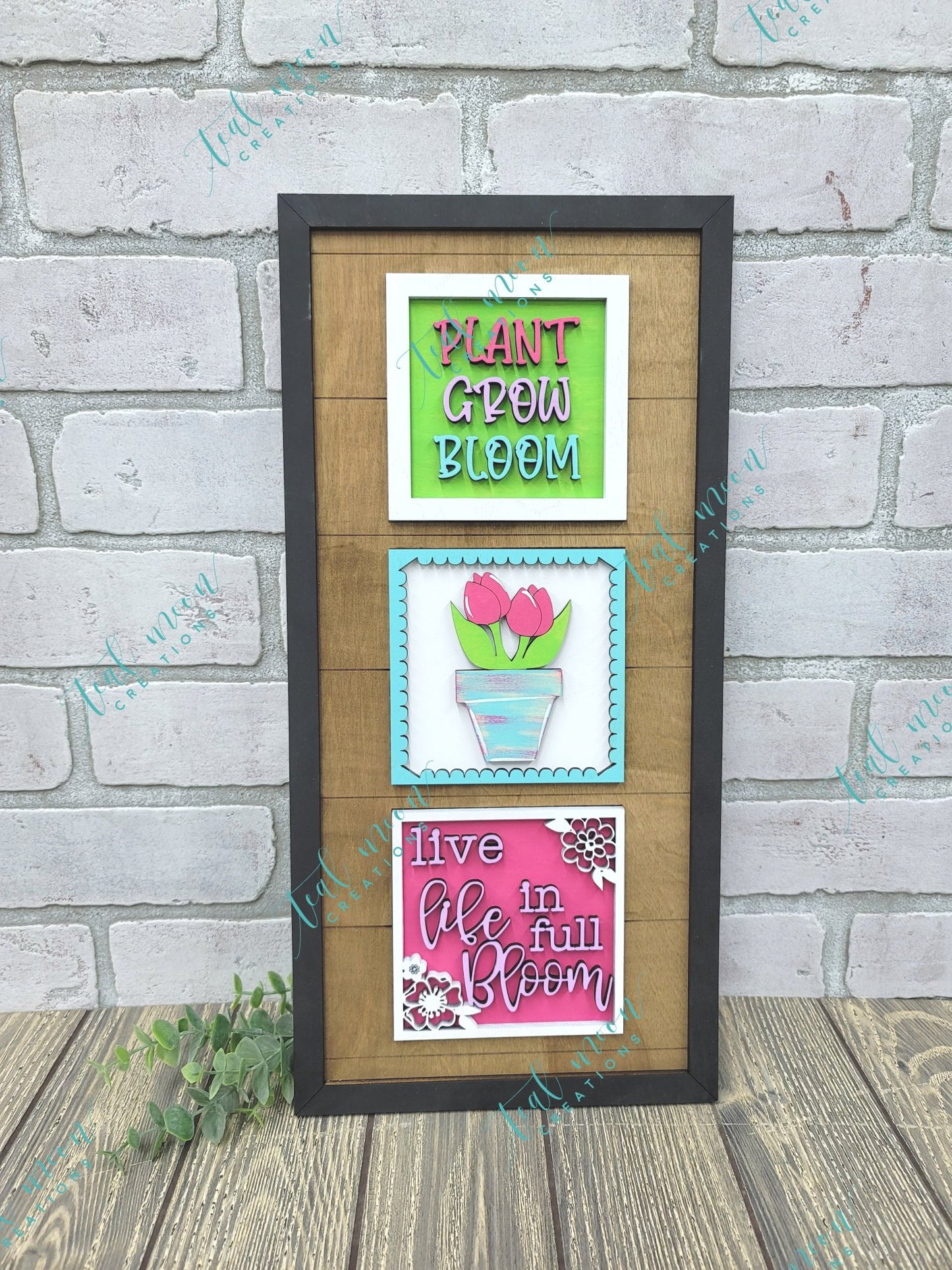 Plant Grow Bloom- Set of 3