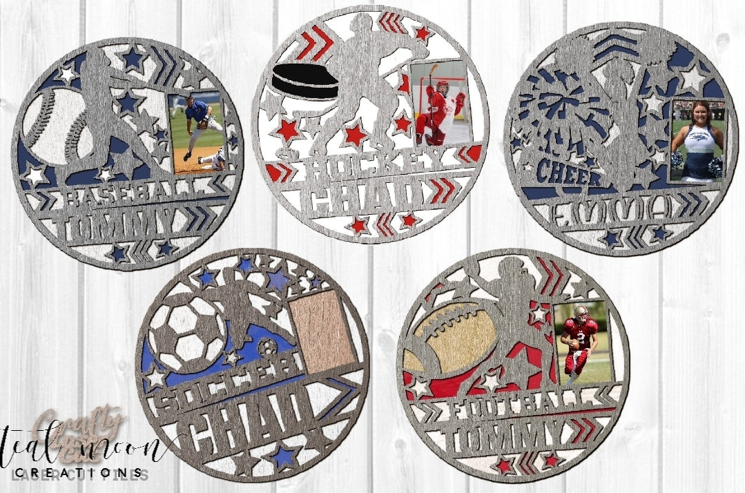 Sports/Name/Photo Hanger