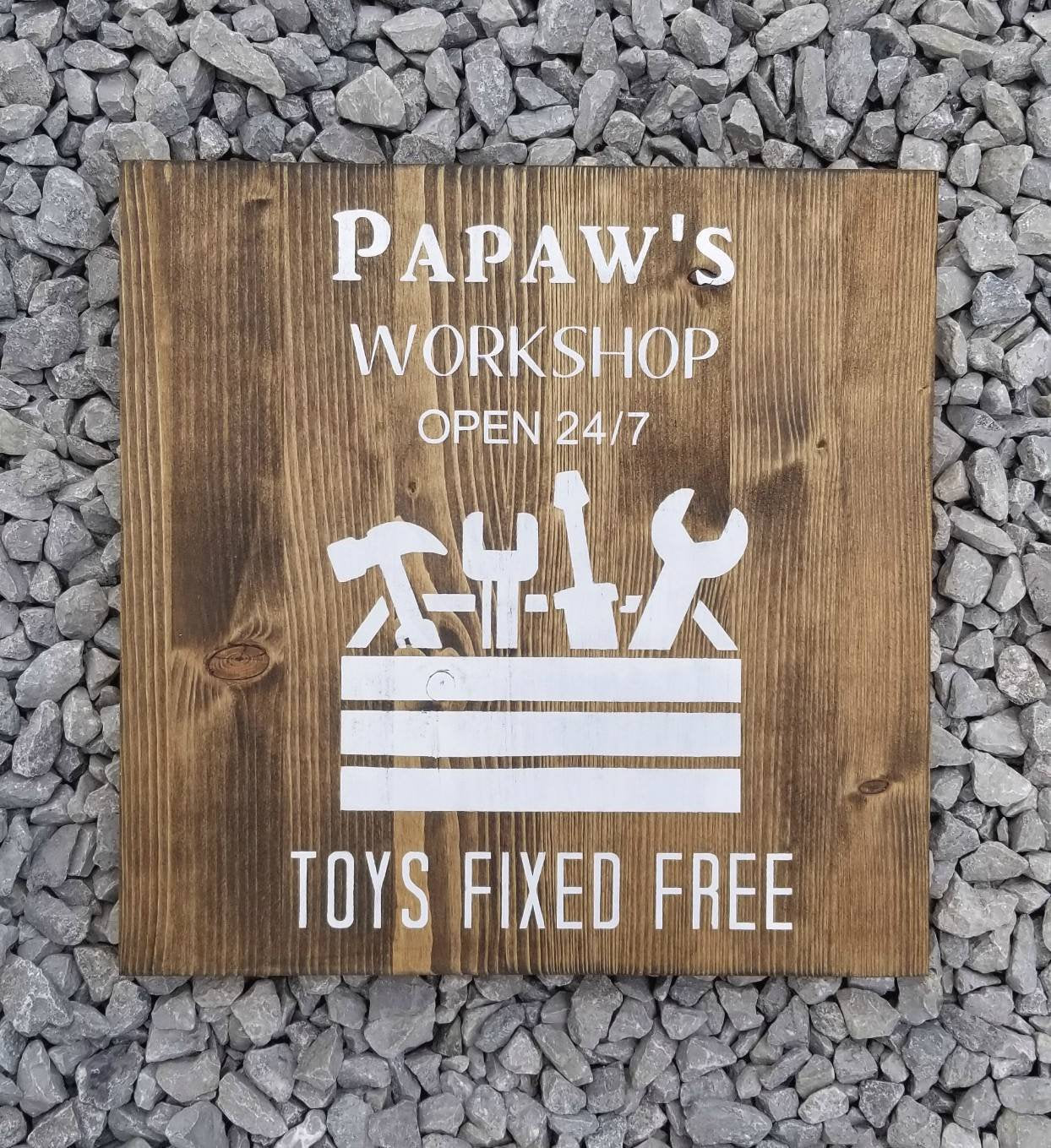 Grandpa's Workshop Sign