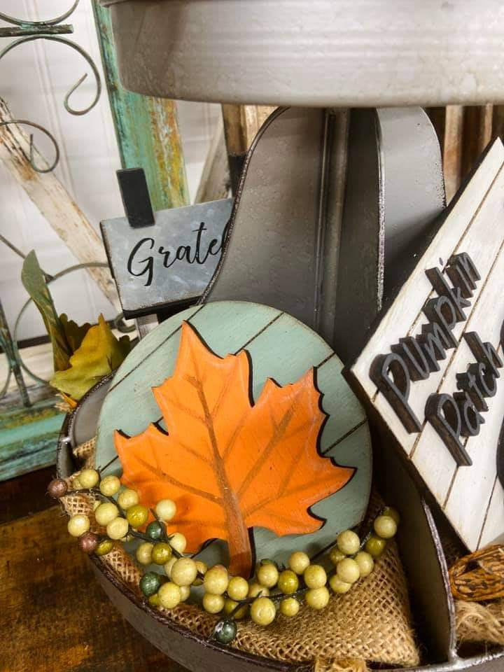 Fall Farmhouse Tiered Tray Set