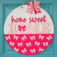Home Sweet Home Bows Door Hanger