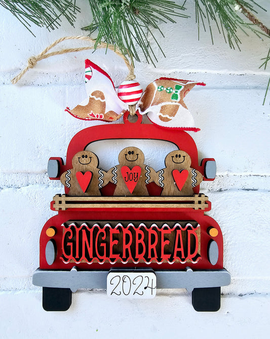 Gingerbread Truck Ornament