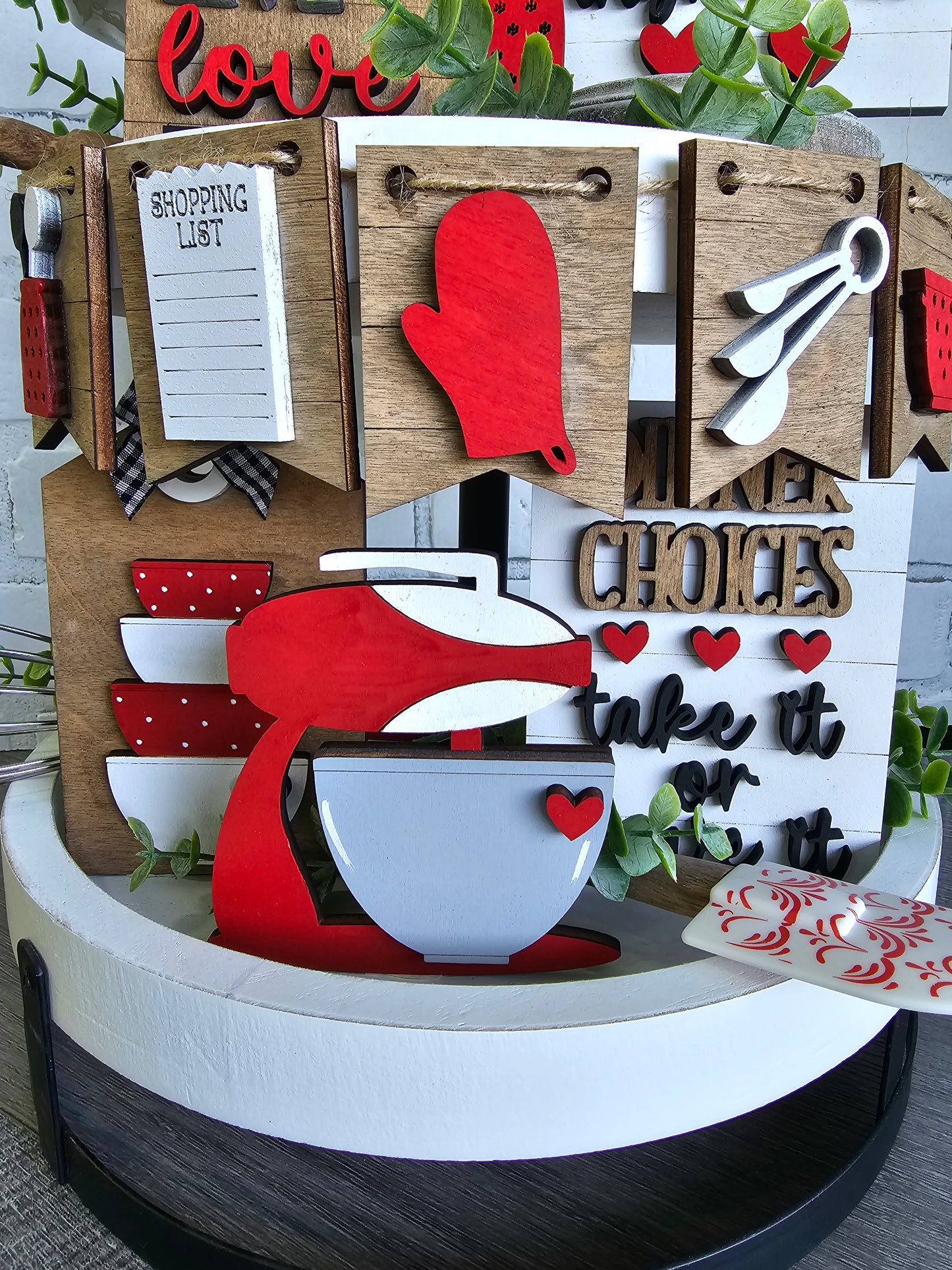 Kitchen Tiered Tray Set