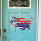 God Bless America United States Door Hanger