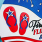 Freedom, Fireworks, Flip Flops & Fun Door Hanger