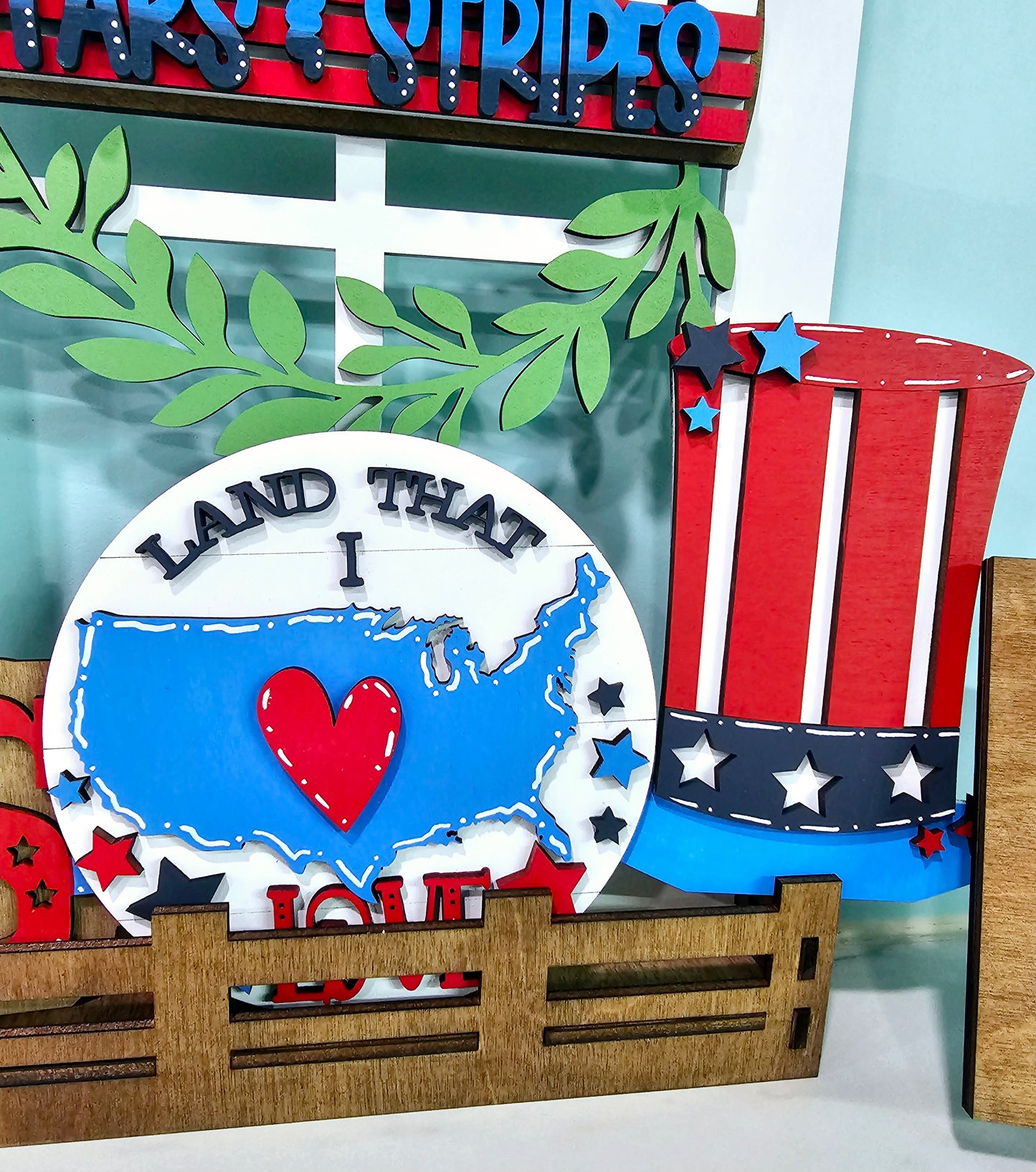 4th of July- Interchangeable Window Inserts