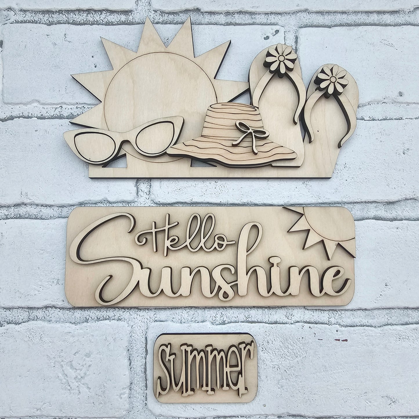 Hello Sunshine Summer Truck Inserts