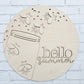 Hello Summer Fireflies Door Hanger