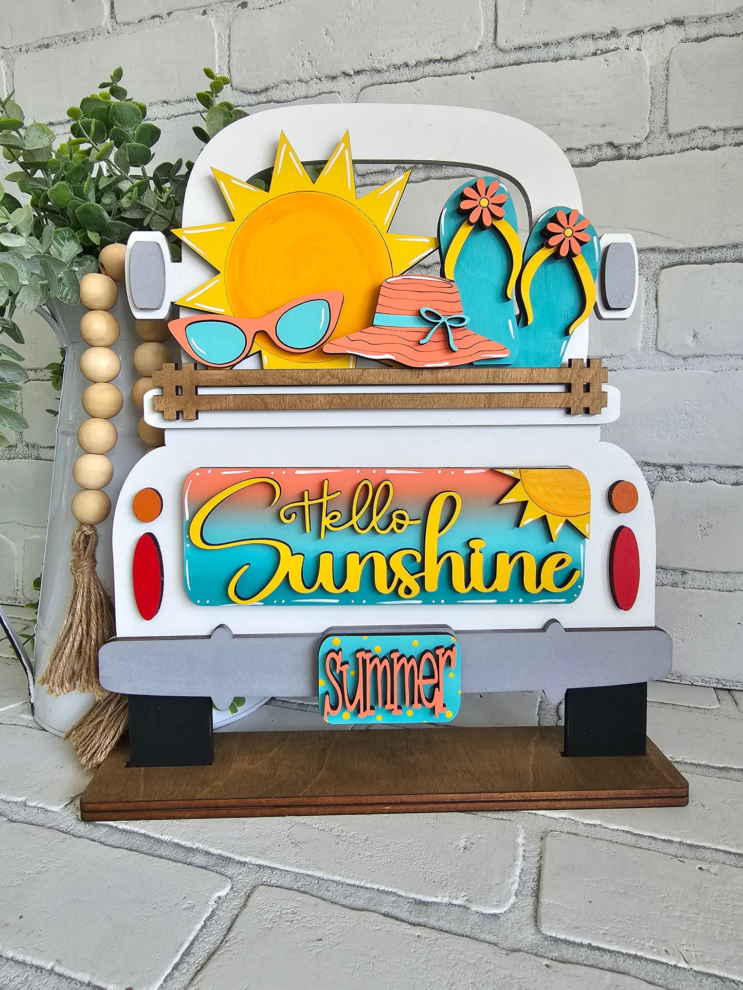 Hello Sunshine Summer Truck Inserts