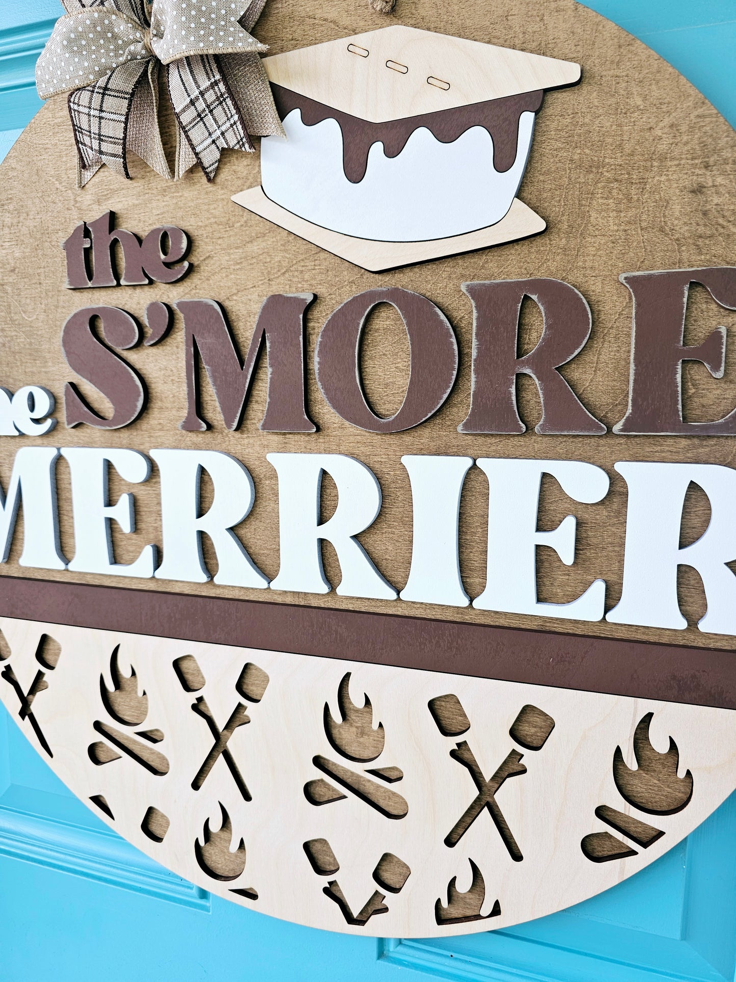 The S'more the Merrier Door Hanger