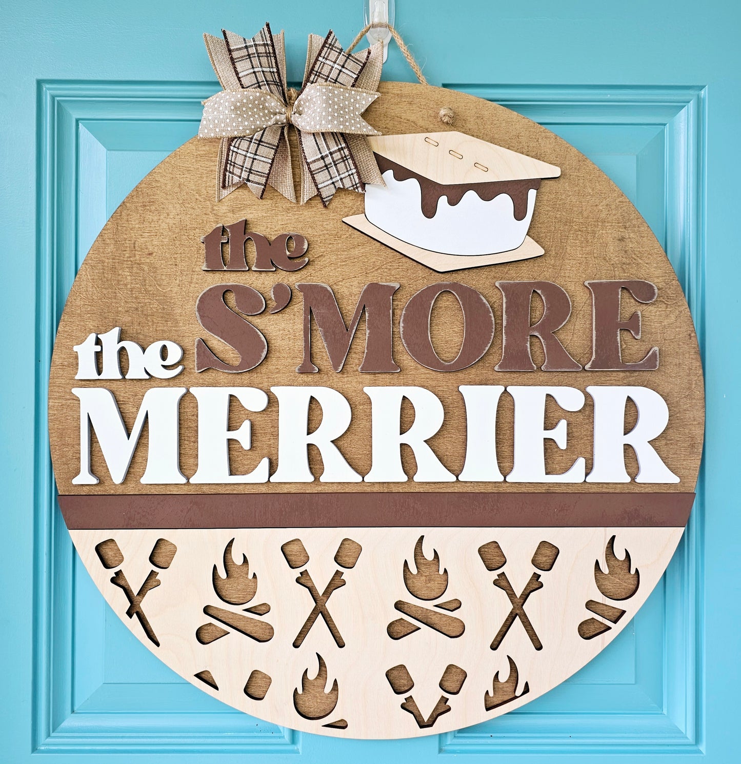 The S'more the Merrier Door Hanger