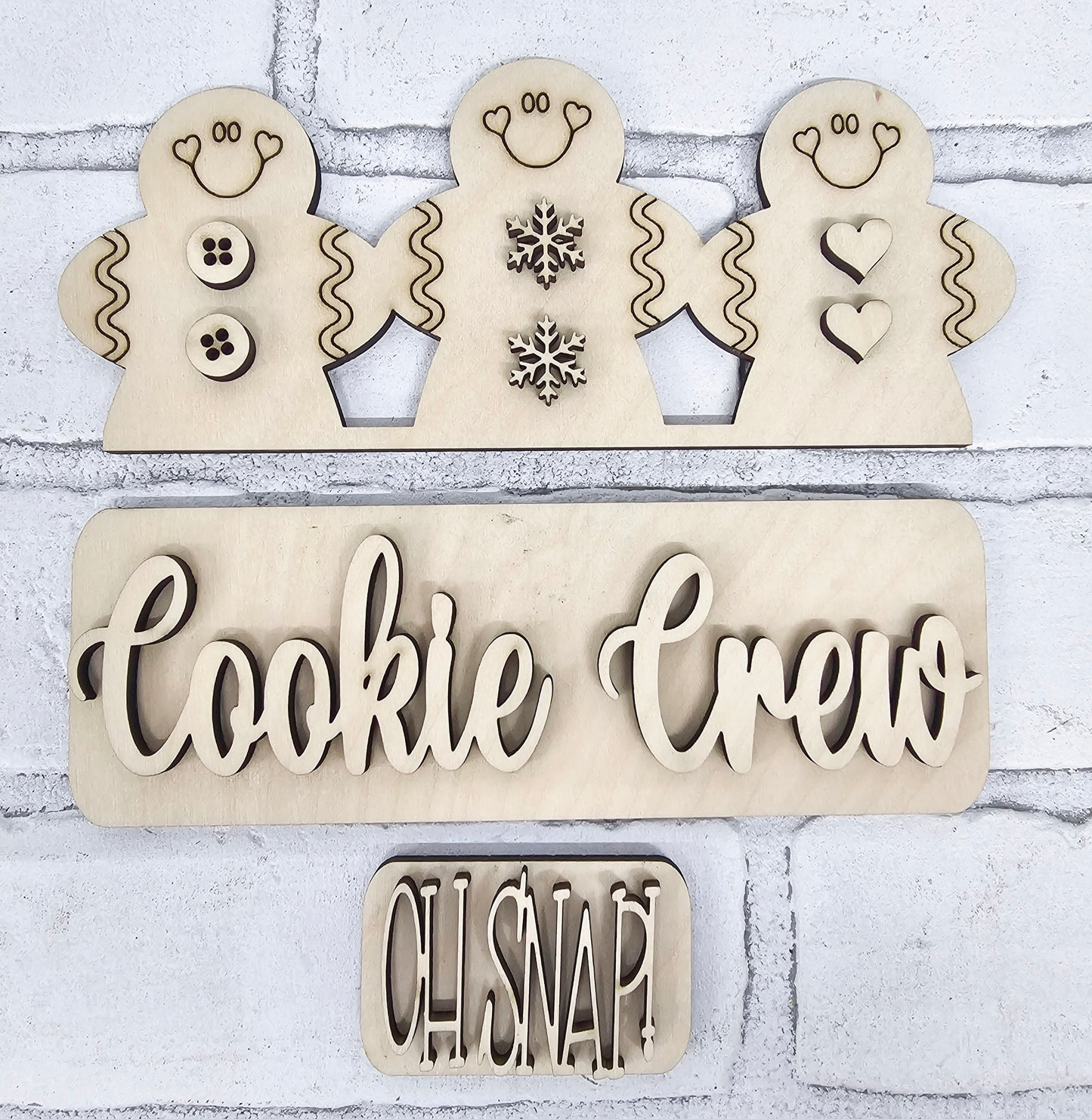 Gingerbread Truck Inserts