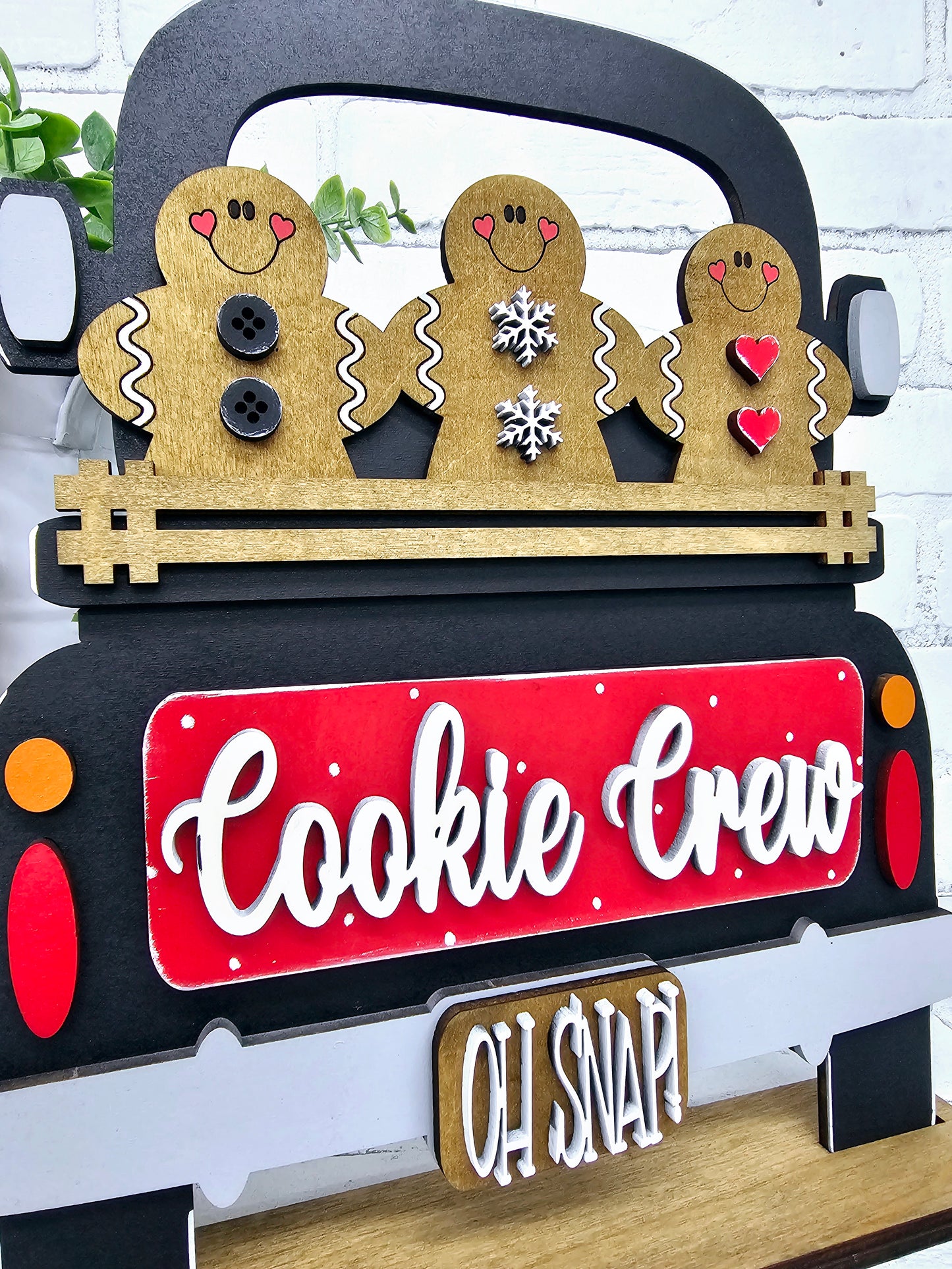 Gingerbread Truck Inserts