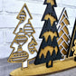 Standing Christmas Trees-Set of 5 w/ Stand