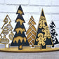 Standing Christmas Trees-Set of 5 w/ Stand