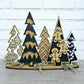 Standing Christmas Trees-Set of 5 w/ Stand