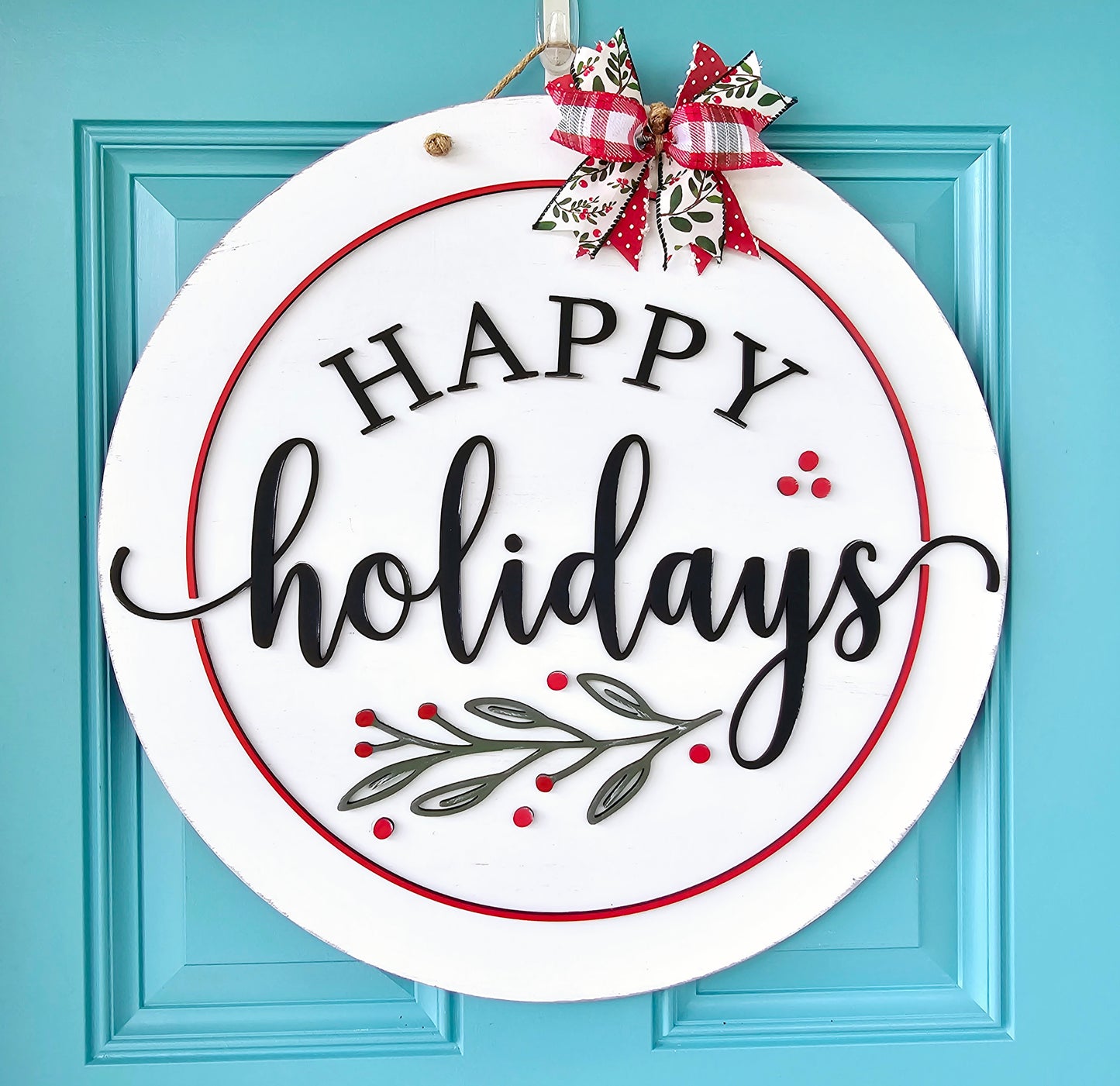 Happy Holidays Door Hanger