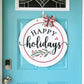 Happy Holidays Door Hanger