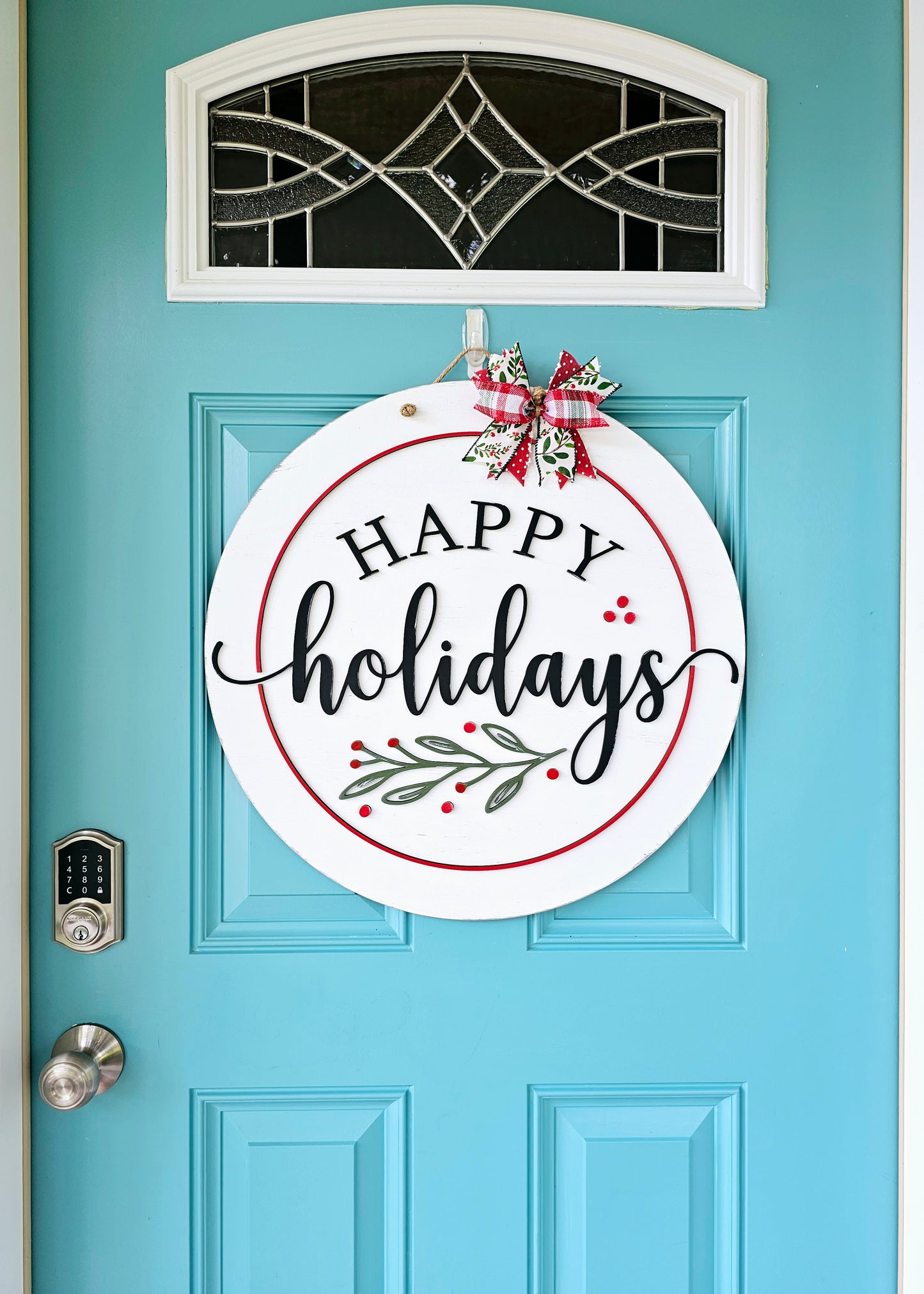 Happy Holidays Door Hanger