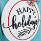 Happy Holidays Door Hanger