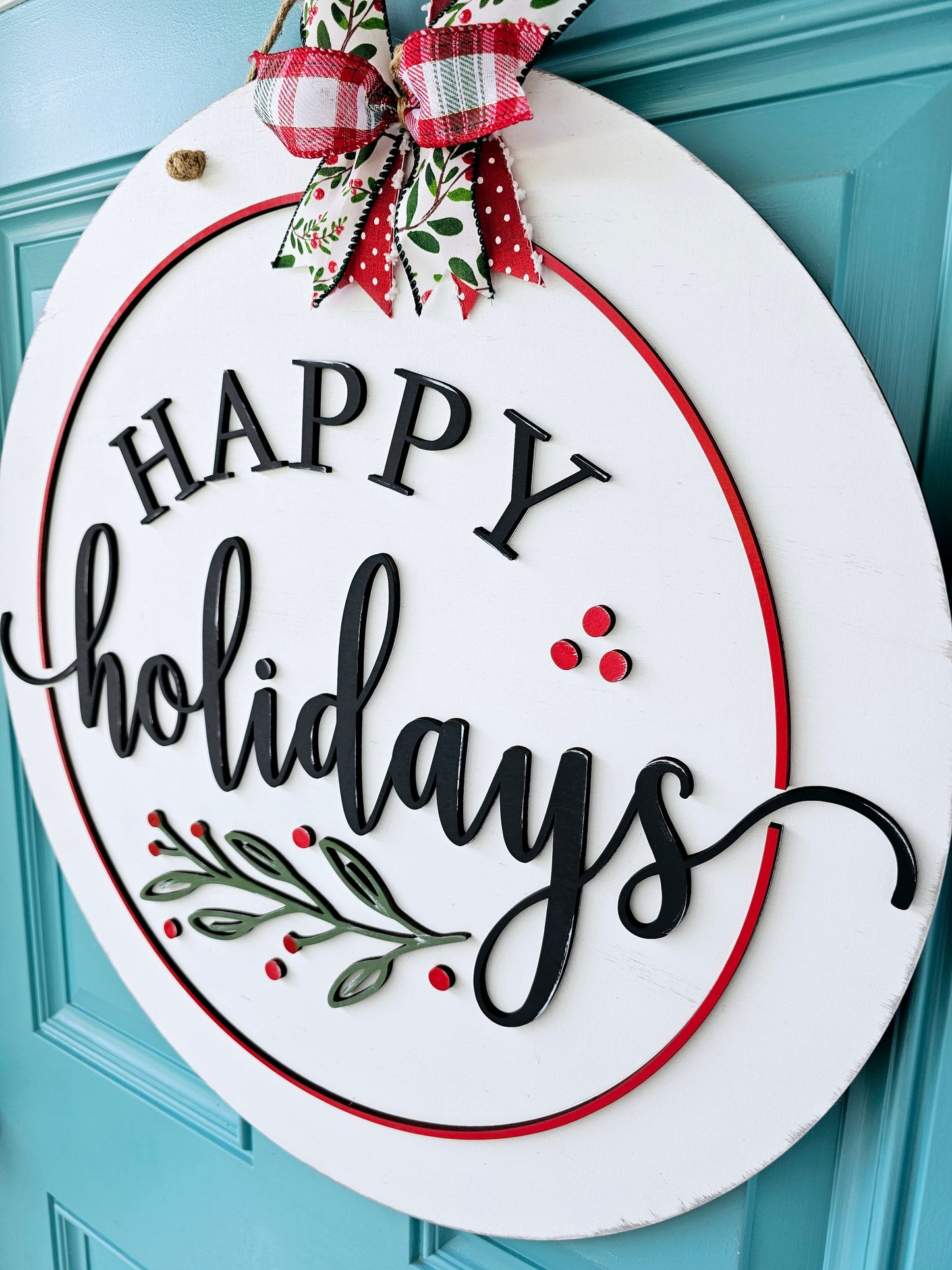 Happy Holidays Door Hanger